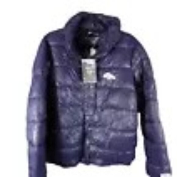 DKNY Sport Denver Broncos Puffer Jacket Blue w/team logo SZ XXL NWT